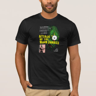 T-shirt "Attaque chemise d'affiche de lune de zombis"