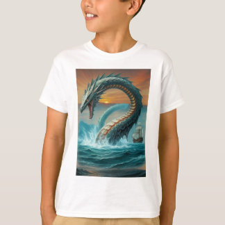 T-shirt Attaque contre le serpent marin