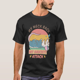 T-shirt Attaque d'anxiété de l'opossum Mème drôle et sarca