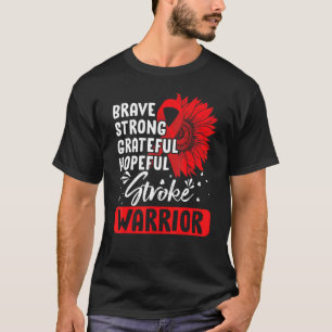 T-shirt Attaque de l'attaque guerrière Survivante Red Awar