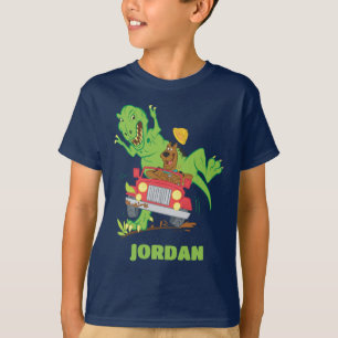 T-shirt Attaque de T-Rex par Scooby-Doo