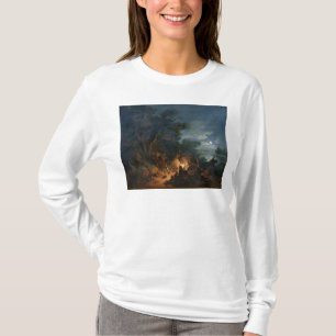 T-shirt Attaque par des voleurs la nuit, c.1770