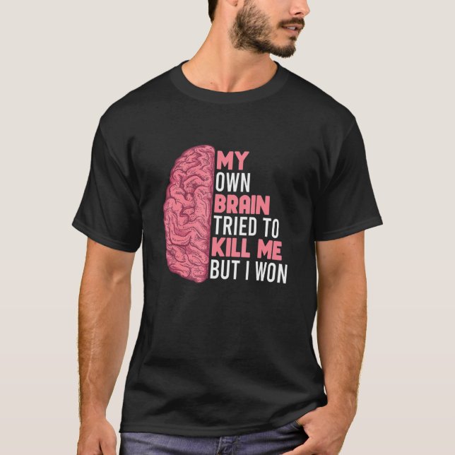 T-shirt Attaque Survivante Stroke Sensibilisation Rehab St (Devant)