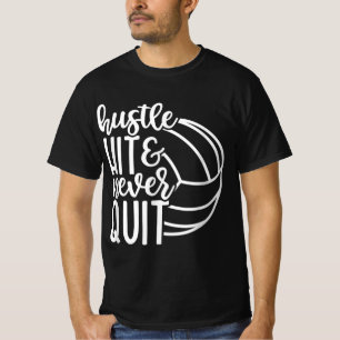 T-shirt Attaquez Et N'Arrêtez Jamais Les Amateurs De Volle