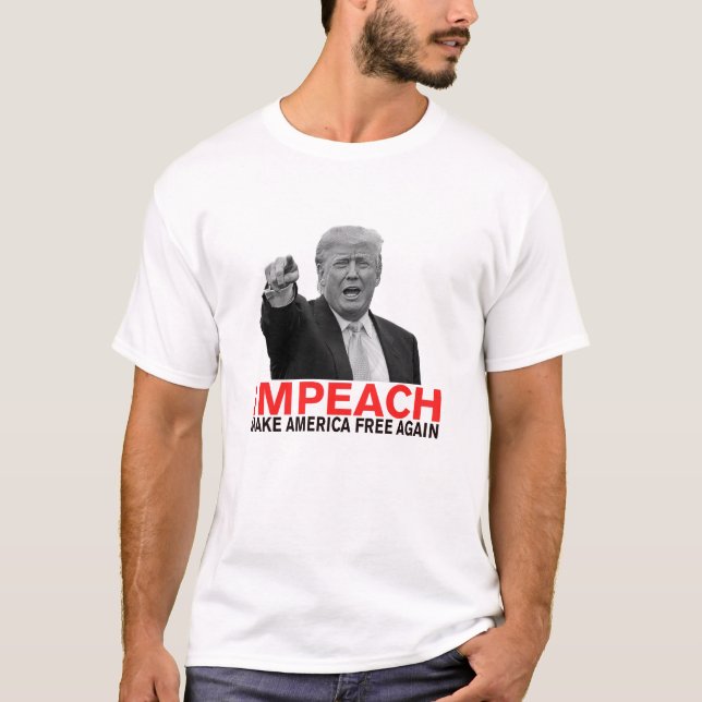 T-shirt Attaquez l'atout rendent l'Amérique libre encore ! (Devant)