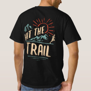 T-shirt Atteindre le coureur de piste - Style rétro Exéc