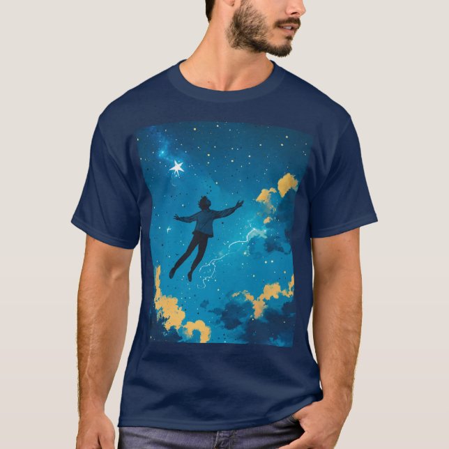 T-shirt Atteindre les étoiles (Devant)