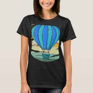 T-shirt Atteindre Pour Le Ballon Aéronaut Sky Balloonist H