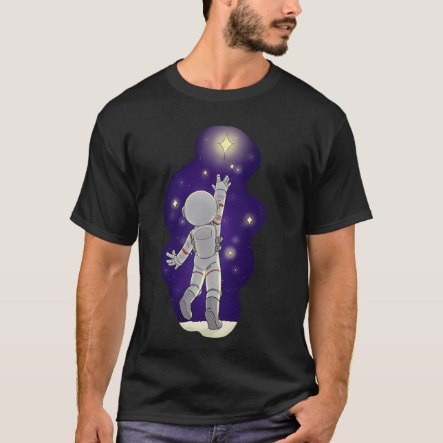 T-shirt Atteindre Pour Les Étoiles (Devant)