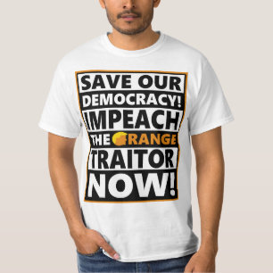 T-shirt Atteindre Trump, le tracteur orange