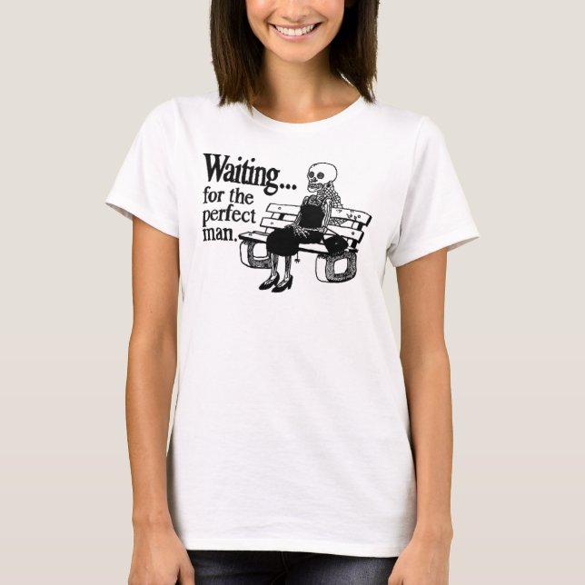T-shirt "attendant homme parfait" (Devant)