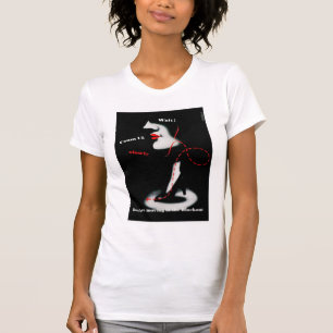 T-shirt Attendez ~ avant de bouger dans le black-out