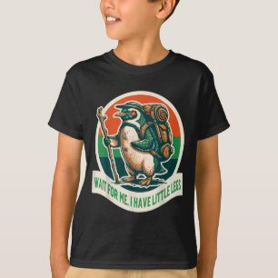 T-shirt Attendez d'avoir des petites jambes Pingouin Rando
