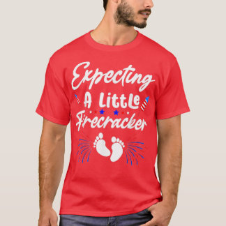 T-shirt Attendez-Vous À Un Petit Pétard 4 juillet Drôle