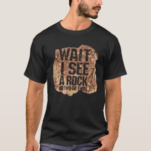 T-shirt Attends De Voir Un Rock