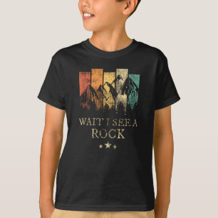 T-shirt Attends De Voir Un Rock