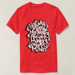 T-shirt Attention à mon argent