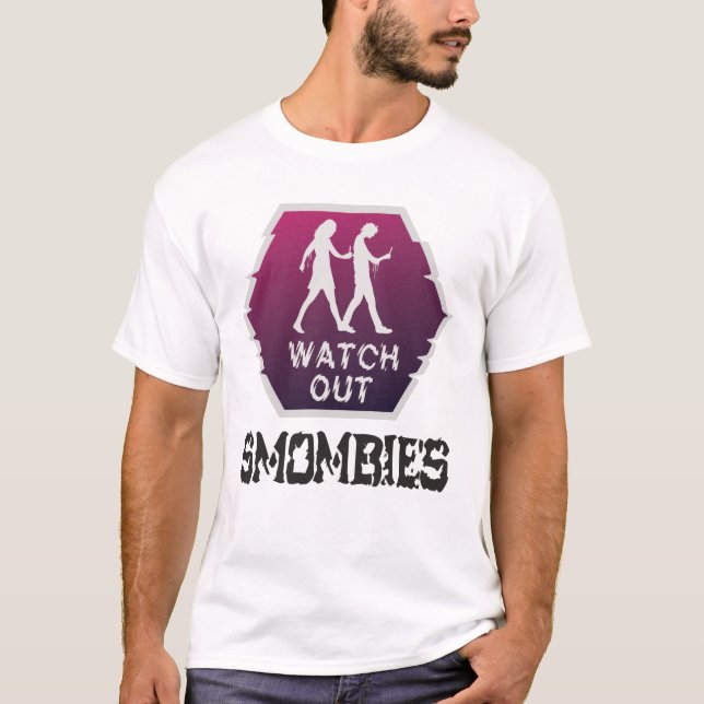 T-shirt Attention aux mombies (Devant)