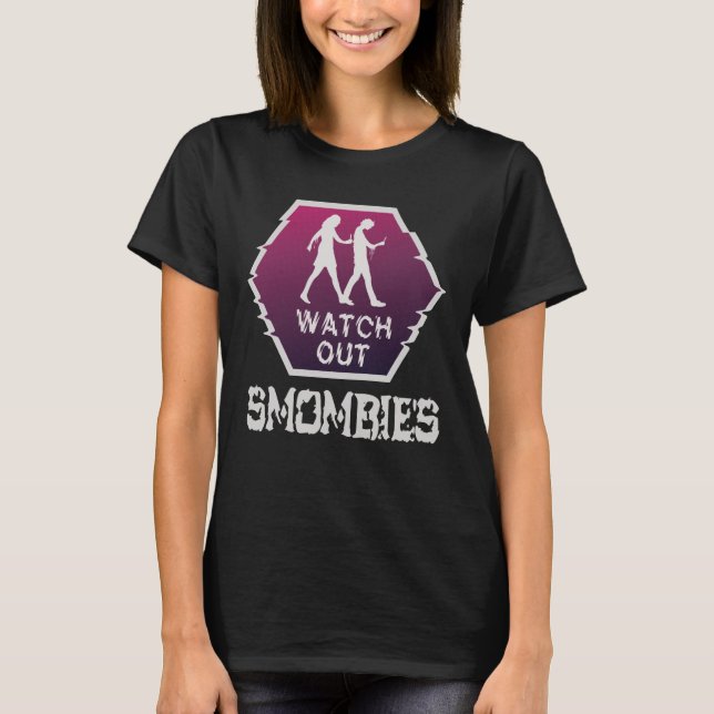 T-shirt Attention aux mombies (Devant)