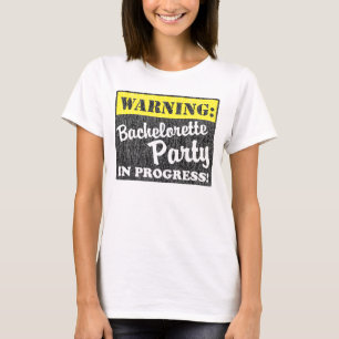 T-shirt Attention : Bachelorette En Cours