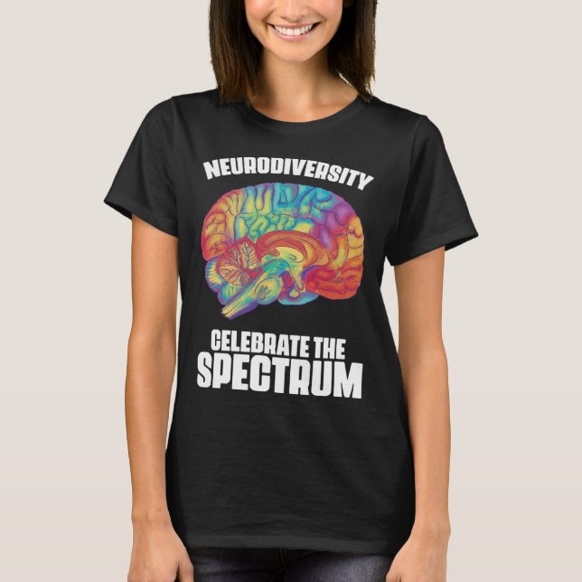 T-shirt Attention Deficit Disorder Hyperactivity Neurodive (Devant)