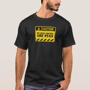 T-shirt Attention MES MEILLEURS AMIS SONT DES CARLINS Prop