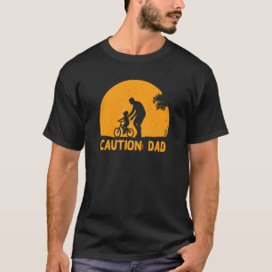 T-shirt Attention Papa conservateur Papa Père protecteur
