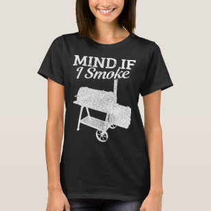 T-shirt Attention si je fume Barbecue Grillmaster Fumer de