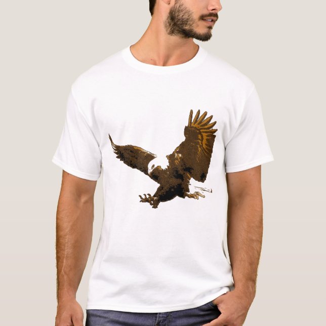 T-shirt Atterrissage d'aigle (Devant)