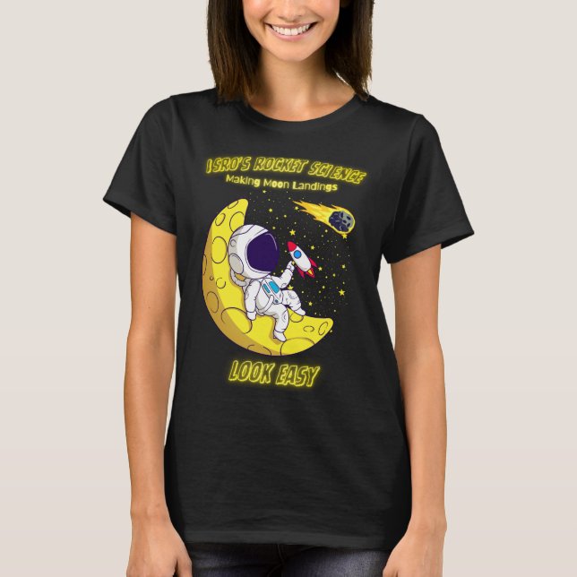 T-shirt Atterrissage de la lune (Devant)