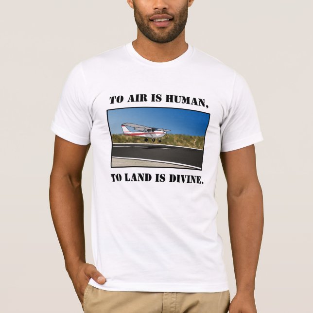 T-shirt Atterrissage divin (Devant)