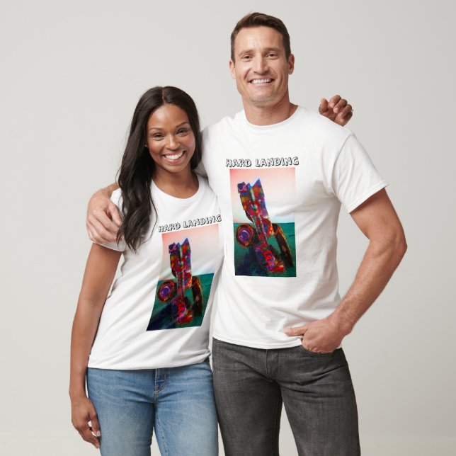 T-shirt Atterrissage dur du ranch Cadillac (Unisexe)