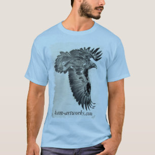 T-shirt atterrisseur d'aigle d'or, frangé,