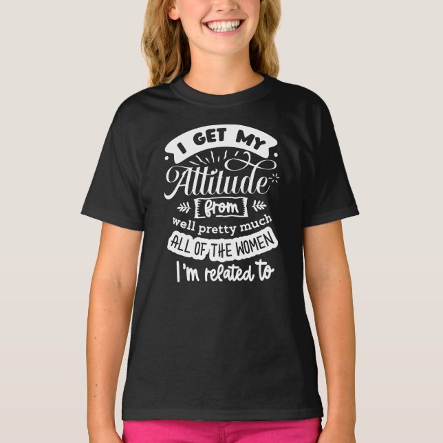 T-shirt Attitude (Devant)
