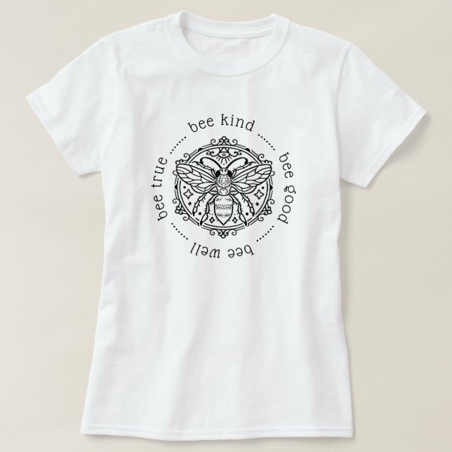 T-shirt Attitudes des abeilles (Design devant)