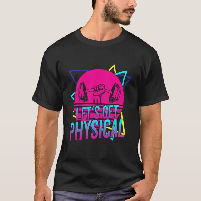 T-shirt Attractions physiques - Fitness Fitness 80's (Devant)