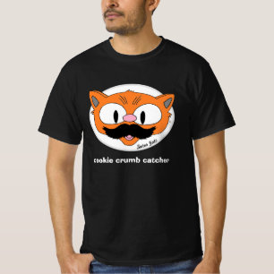 T-shirt Attrape-miettes de cookie Chat de dessin animé Mou