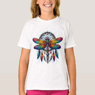 T-shirt Attrape-rêves Dragonfly Psychédélique Coloré Bohèm