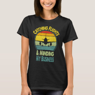 T-shirt Attraper des vols & gérer mes affaires Vacances vi