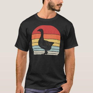T-shirt Attraper Quelques Rayons Vintage Retro Goose Noir