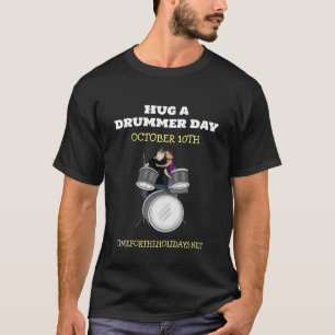 T-shirt Attraper une journée de batteur   10 octobre