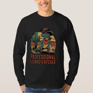 T-shirt Attrapeur de lézards professionnel Amateur de rept