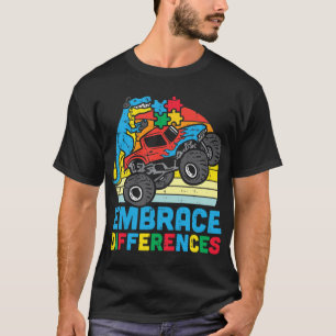 T-shirt Attrapez ce joli Trex Monster Truck Embrasser Diff