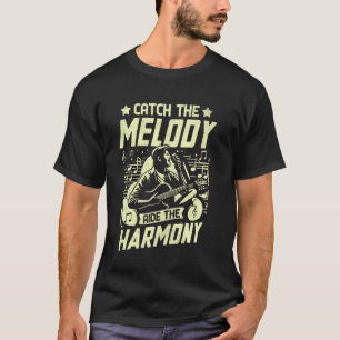 T-shirt Attrapez la mélodie Montez l'harmonie Vocaliste