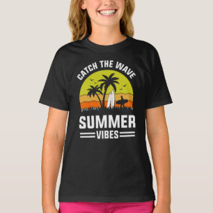 T-shirt Attrapez la vague Vibe estivale-64193