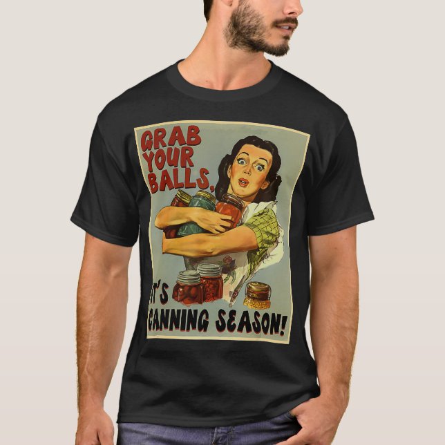 T-shirt Attrapez Vos Boules Sa Saison De Canne (Devant)