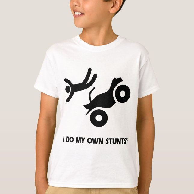 T-shirt ATV mes propres cascades (Devant)