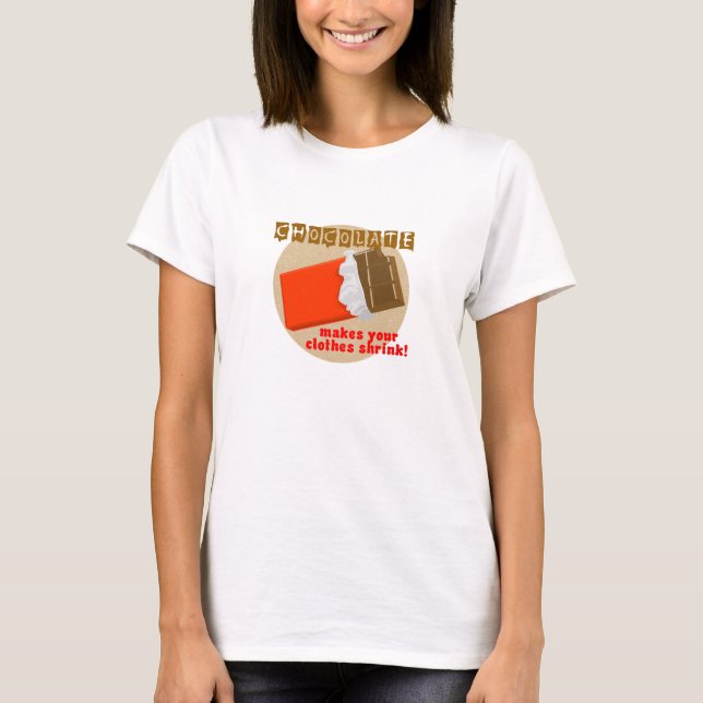 T-shirt au chocolat (Devant)