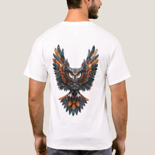T-shirt au chouette aquarelle mignon