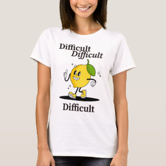 T-shirt au citron difficile